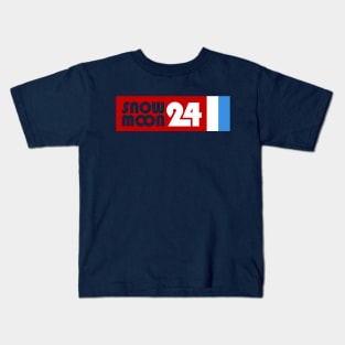 Snow Moon 24 Hour Challenge 2023 Kids T-Shirt